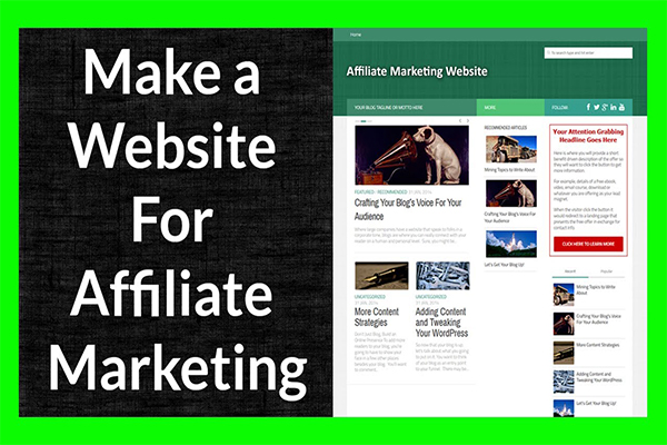 Affiliate Marketing với xây dựng website/ blog, top list 